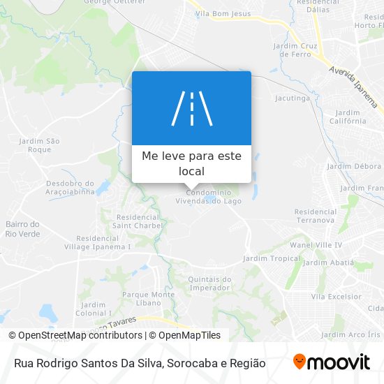 Rua Rodrigo Santos Da Silva mapa