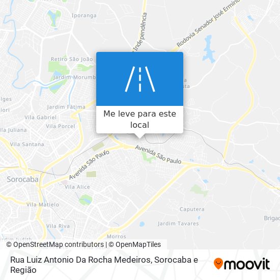 Rua Luiz Antonio Da Rocha Medeiros mapa