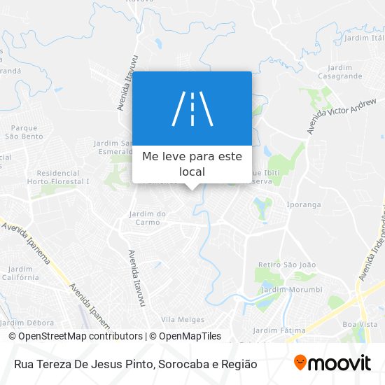 Rua Tereza De Jesus Pinto mapa