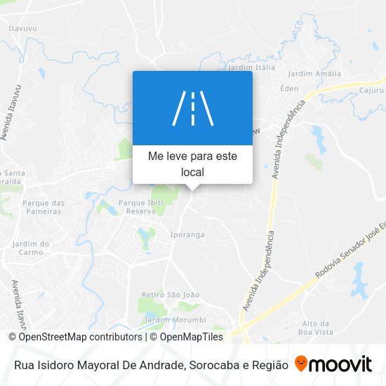 Rua Isidoro Mayoral De Andrade mapa