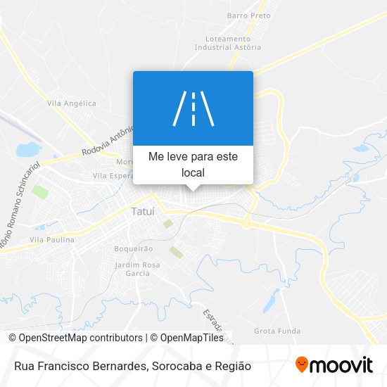 Rua Francisco Bernardes mapa