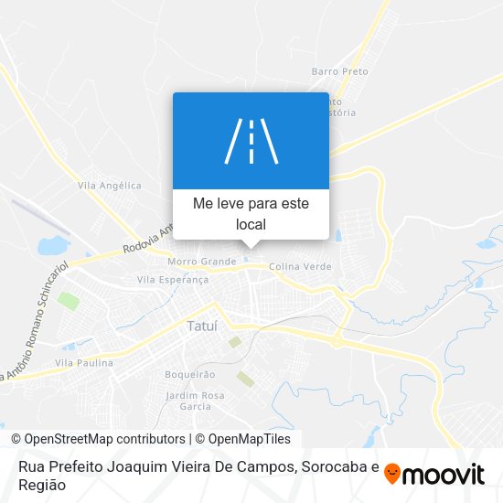 Rua Prefeito Joaquim Vieira De Campos mapa