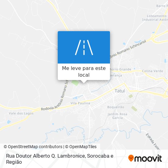 Rua Doutor Alberto Q. Lambronice mapa