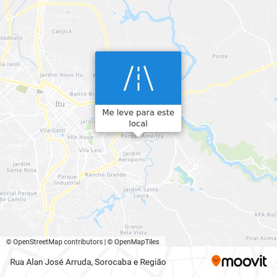 Rua Alan José Arruda mapa