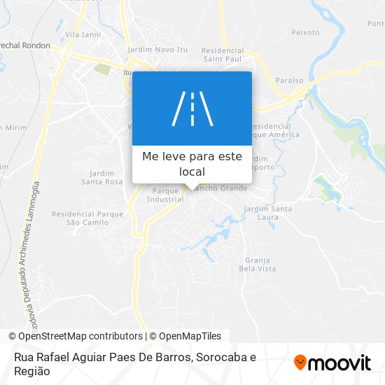 Rua Rafael Aguiar Paes De Barros mapa