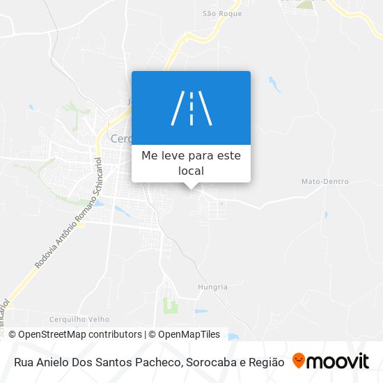 Rua Anielo Dos Santos Pacheco mapa