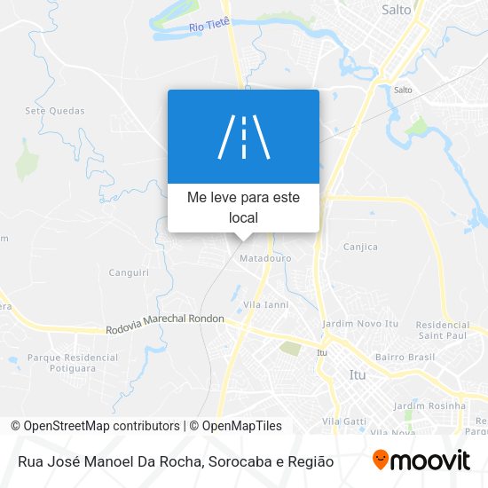 Rua José Manoel Da Rocha mapa