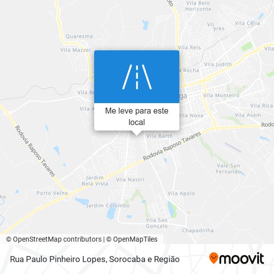 Rua Paulo Pinheiro Lopes mapa