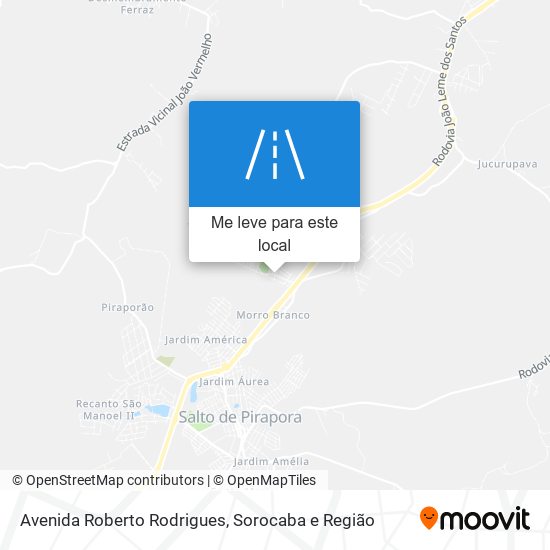 Avenida Roberto Rodrigues mapa
