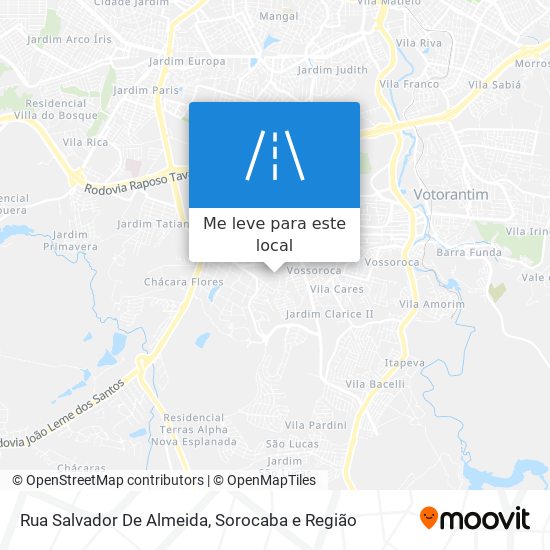 Rua Salvador De Almeida mapa
