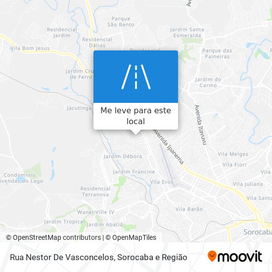 Rua Nestor De Vasconcelos mapa