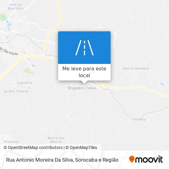 Rua Antonio Moreira Da Silva mapa