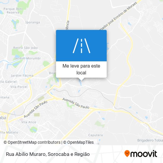 Rua Abilio Muraro mapa