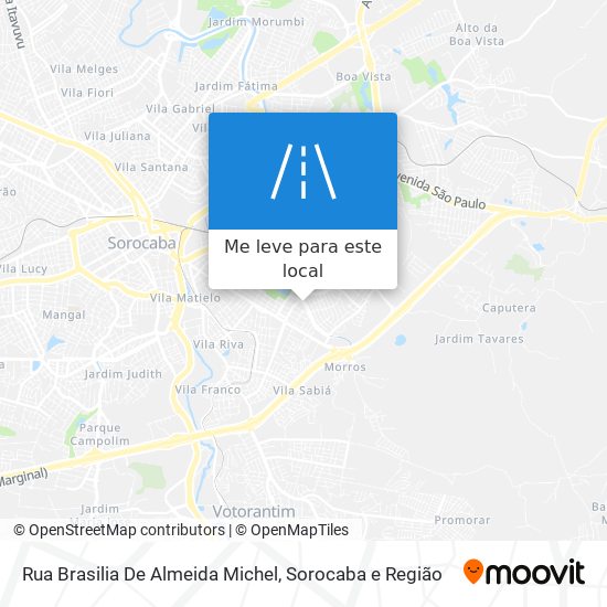 Rua Brasilia De Almeida Michel mapa