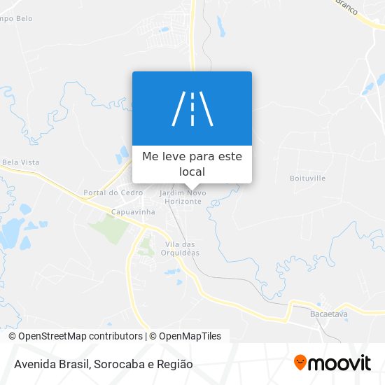 Avenida Brasil mapa