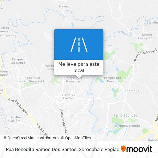 Rua Benedita Ramos Dos Santos mapa