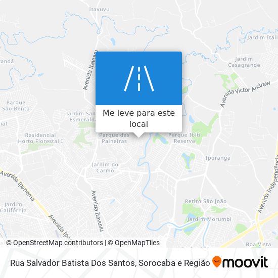 Rua Salvador Batista Dos Santos mapa