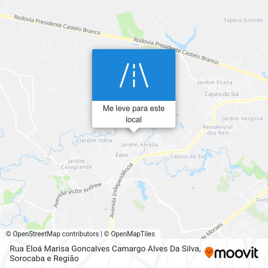 Rua Eloá Marisa Goncalves Camargo Alves Da Silva mapa