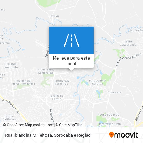 Rua Iblandina M Feitosa mapa