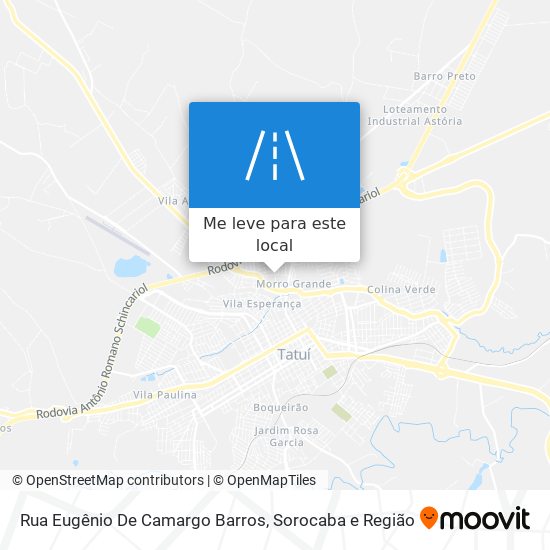 Rua Eugênio De Camargo Barros mapa