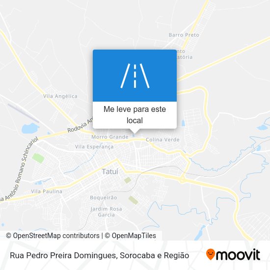Rua Pedro Preira Domingues mapa