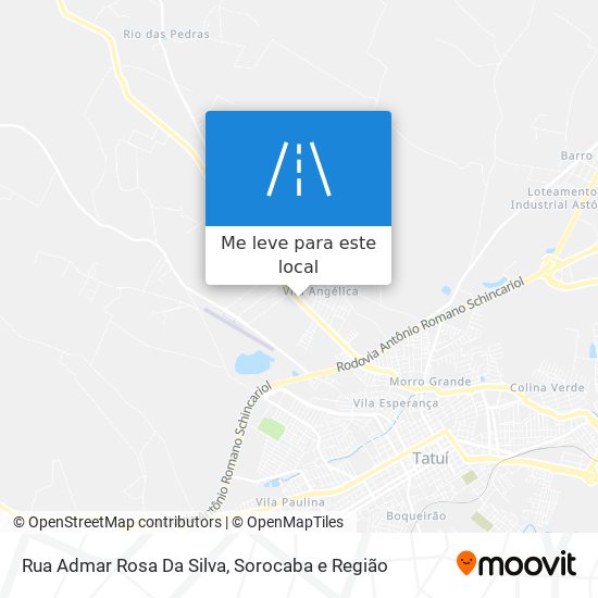 Rua Admar Rosa Da Silva mapa