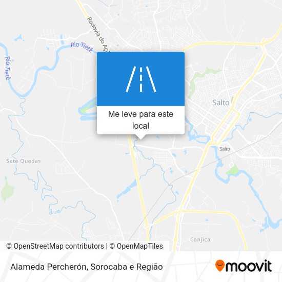 Alameda Percherón mapa
