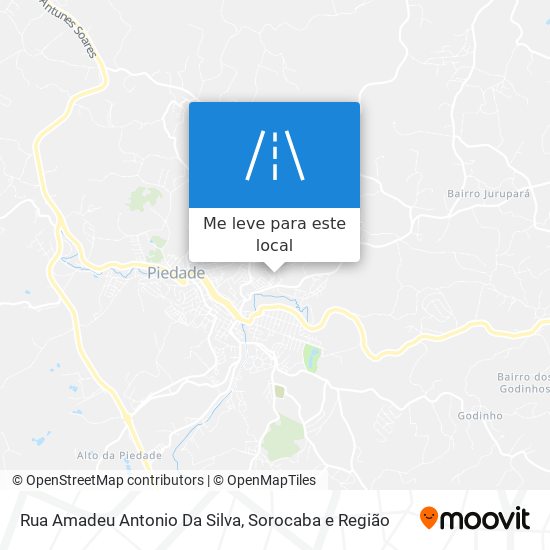 Rua Amadeu Antonio Da Silva mapa