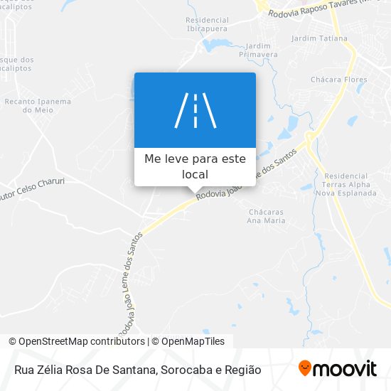 Rua Zélia Rosa De Santana mapa