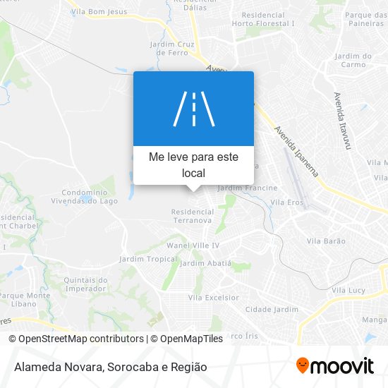 Alameda Novara mapa