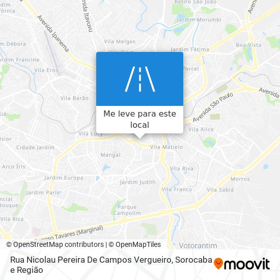 Rua Nicolau Pereira De Campos Vergueiro mapa