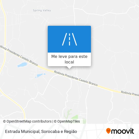 Estrada Municipal mapa