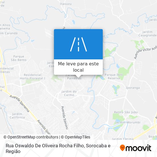 Rua Oswaldo De Oliveira Rocha Filho mapa