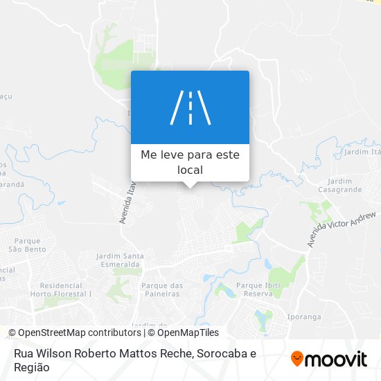 Rua Wilson Roberto Mattos Reche mapa