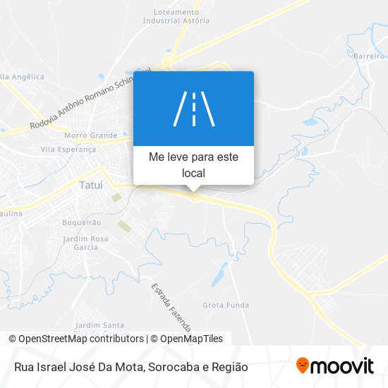 Rua Israel José Da Mota mapa