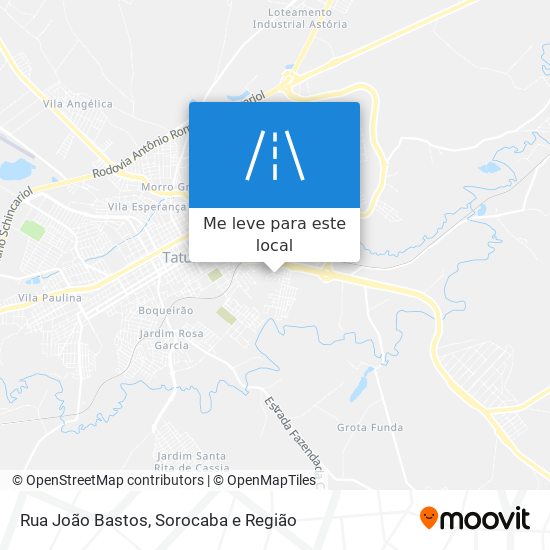 Rua João Bastos mapa