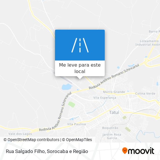 Rua Salgado Filho mapa