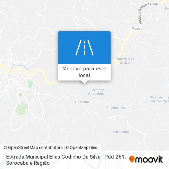 Estrada Municipal Elias Godinho Da Silva - Pdd-261 mapa