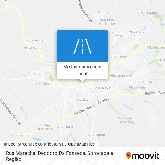 Rua Marechal Deodoro Da Fonseca mapa