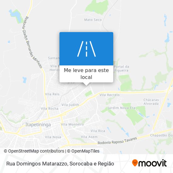 Rua Domingos Matarazzo mapa