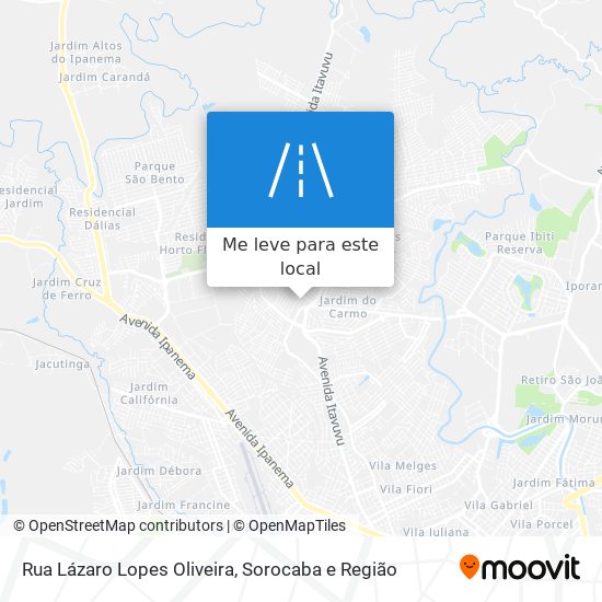 Rua Lázaro Lopes Oliveira mapa