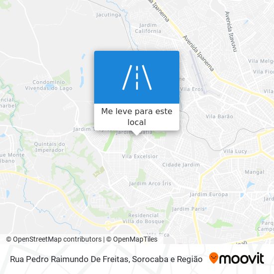 Rua Pedro Raimundo De Freitas mapa