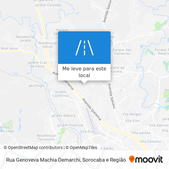 Rua Genoveva Machia Demarchi mapa