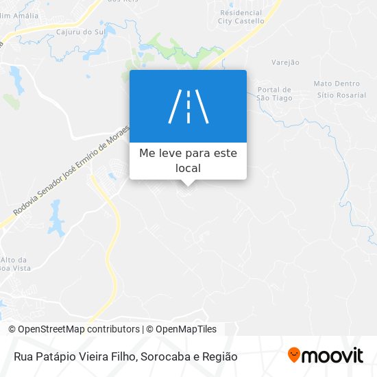 Rua Patápio Vieira Filho mapa