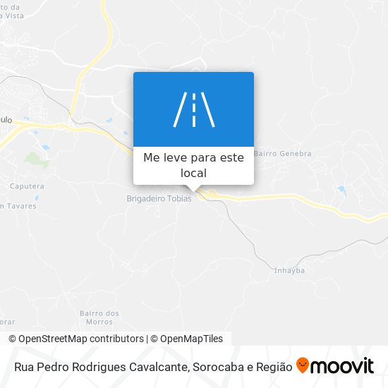 Rua Pedro Rodrigues Cavalcante mapa