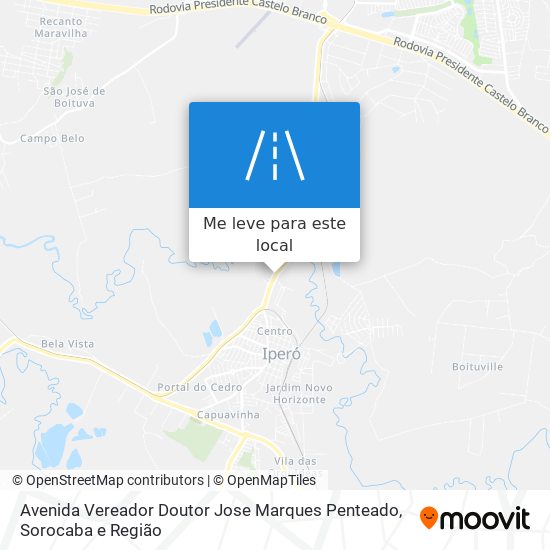 Avenida Vereador Doutor Jose Marques Penteado mapa