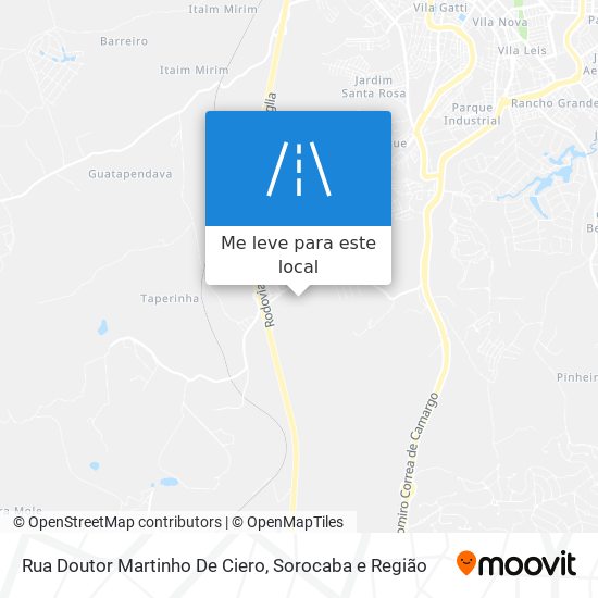 Rua Doutor Martinho De Ciero mapa