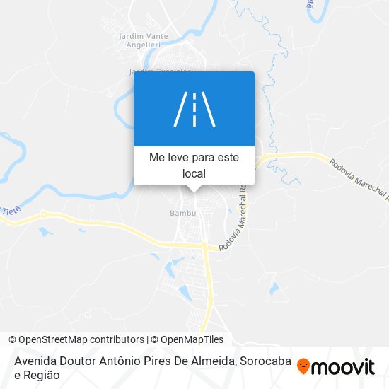 Avenida Doutor Antônio Pires De Almeida mapa