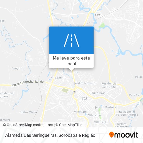 Alameda Das Seringueiras mapa