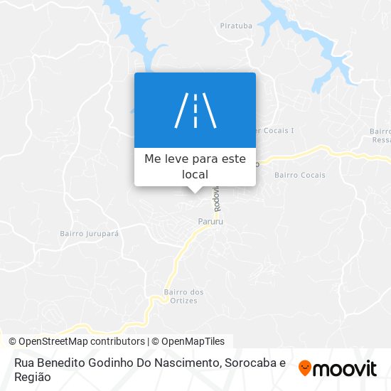 Rua Benedito Godinho Do Nascimento mapa